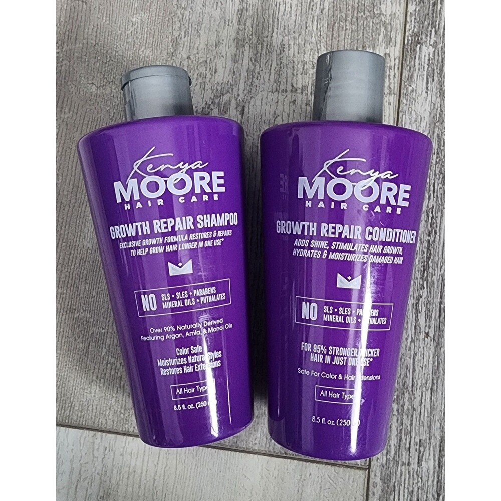 KENYA MOORE GROWTH REPAIR SHAMPOO And Conditioner 8.5 oz. Duo Pair New